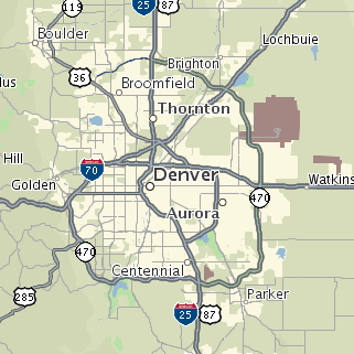 Denver grocery delivery map